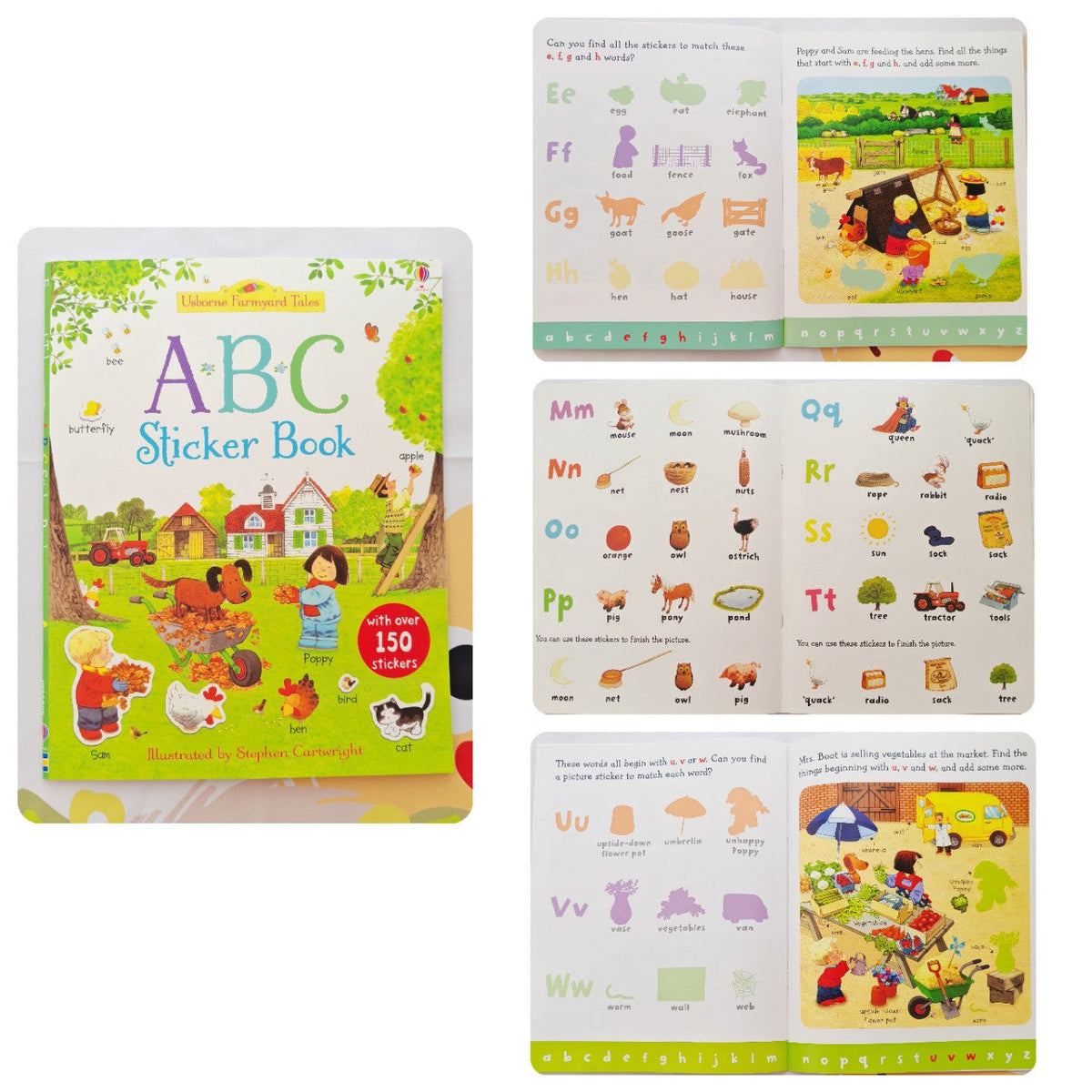 Sticker book Children's English Sticker Book Scene Interactive Game Stickers Baby Stickers Enlightenment Cognition