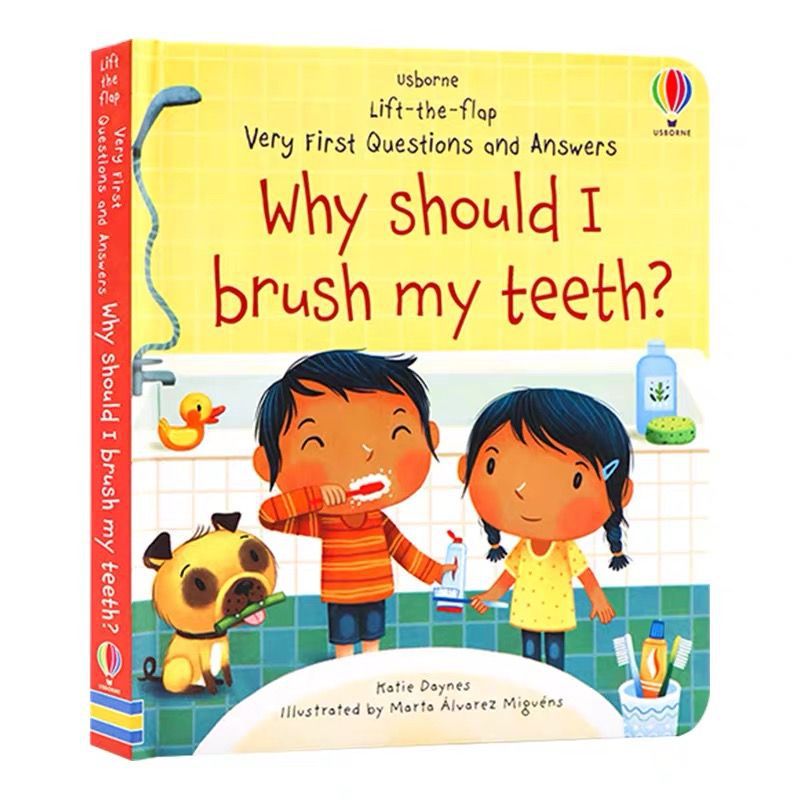 Usborne English Children's Questions and Answers Lift the flap Children's Popular Science Enlightenment Cognition Flip Books (Copy)